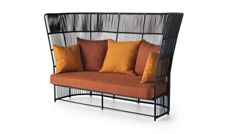 Tibidabo high back loveseat