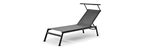 Victor sunlounger w/capote