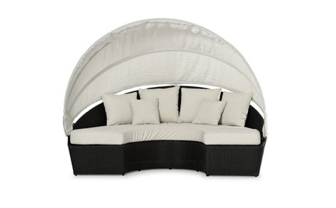 Arena semicilcular sofa w/capote