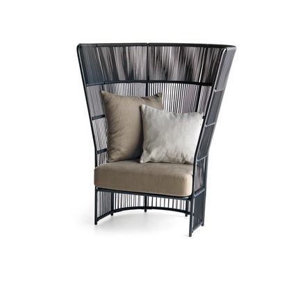 Tibidabo high back lounge chair