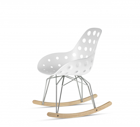 DIAMOND DIMPLE ROCKING CHAIR